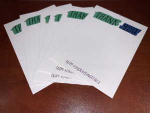 Hand written note