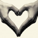 Two hands portraying heart