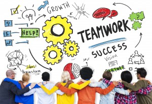 Teamwork Team Together Collaboration Diversity People Friends Concept