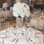 tables with flower decors